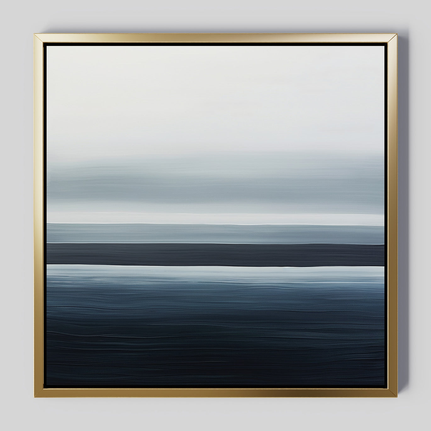 Tide Whisper – blue coastal canvas wall art print by Aspire Prints