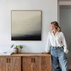 Above the Calm Canvas Art