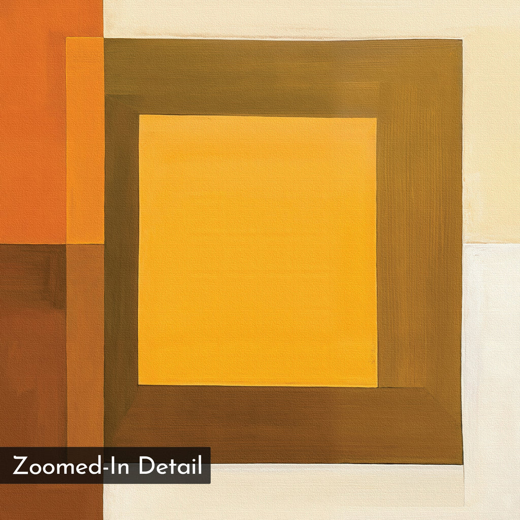 Ember Strata – green abstract canvas wall art print by Aspire Prints