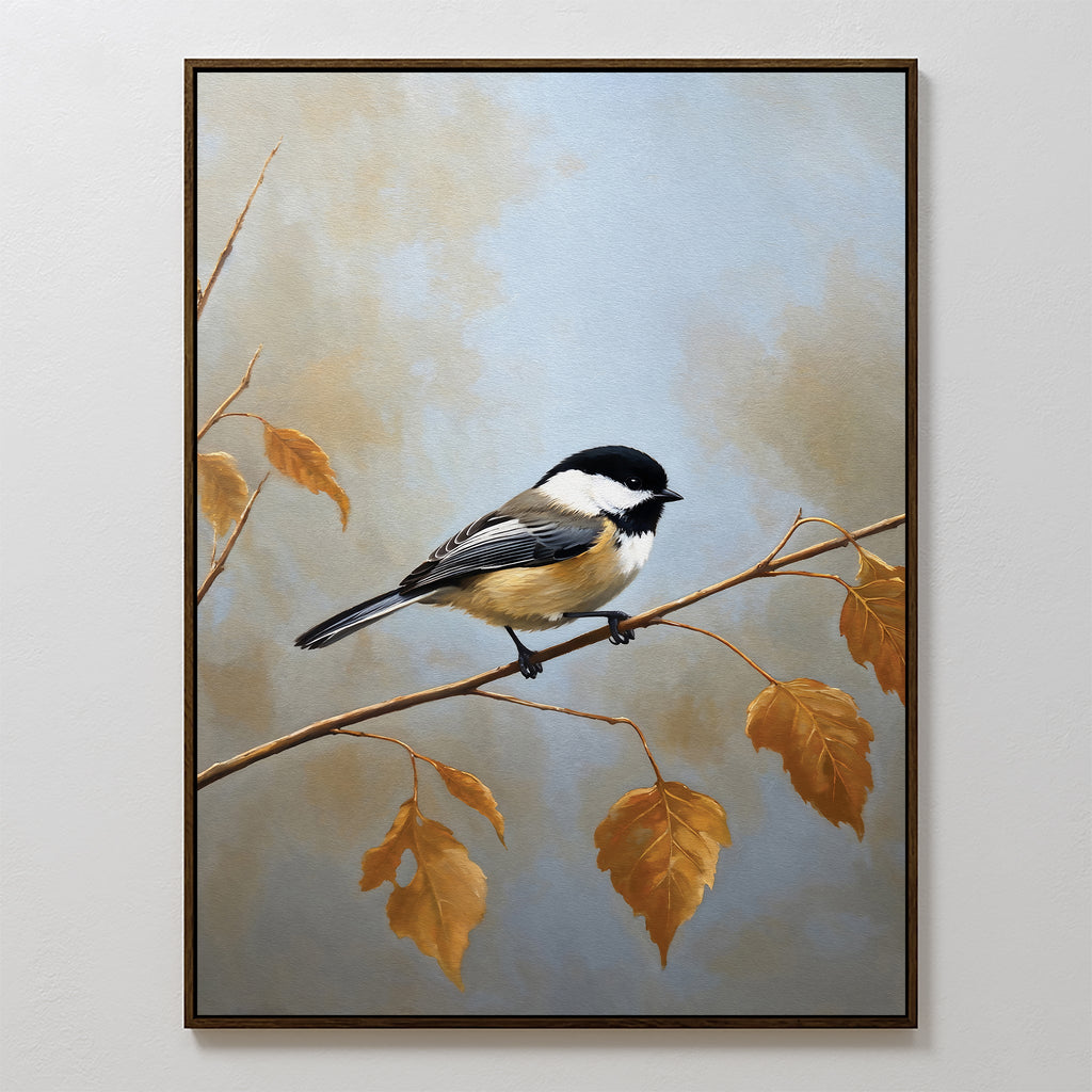 Whispers of Amber – neutral-toned vintage canvas wall art print by Aspire Prints