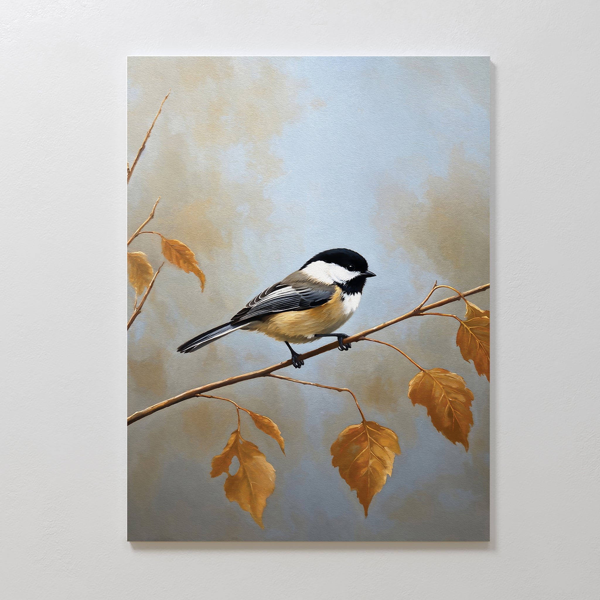 Whispers of Amber – neutral-toned vintage canvas wall art print by Aspire Prints