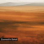 Amber Fields at Twilight – neutral-toned landscape canvas wall art print by Aspire Prints