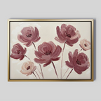 Whispers of a Fading Bloom – blush pink botanical canvas wall art print by Aspire Prints