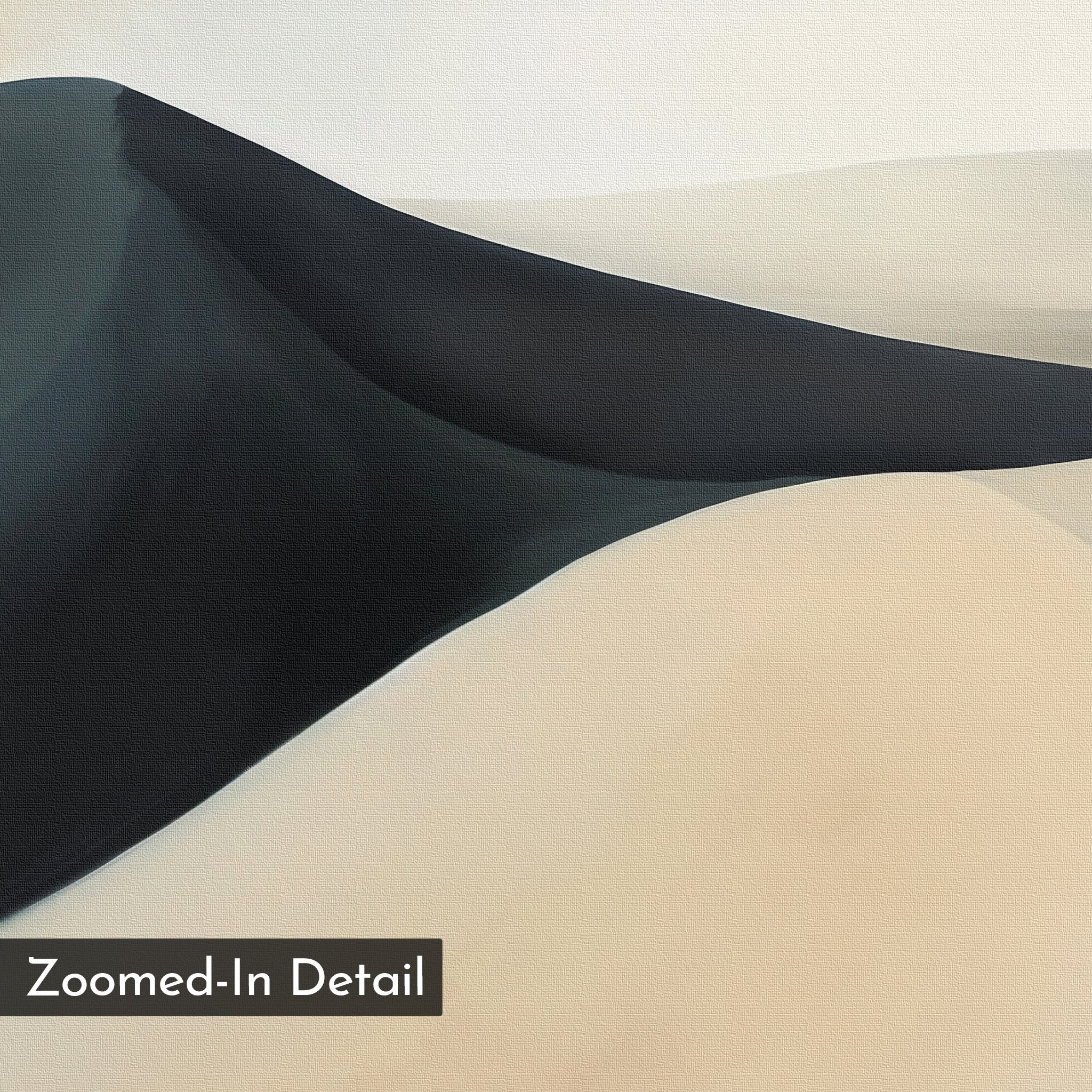 Black Veil Abstract Canvas Art