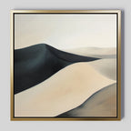 Whispers Beneath the Veil – black landscape canvas wall art print by Aspire Prints