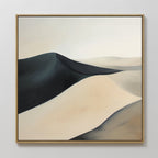 Whispers Beneath the Veil – black landscape canvas wall art print by Aspire Prints