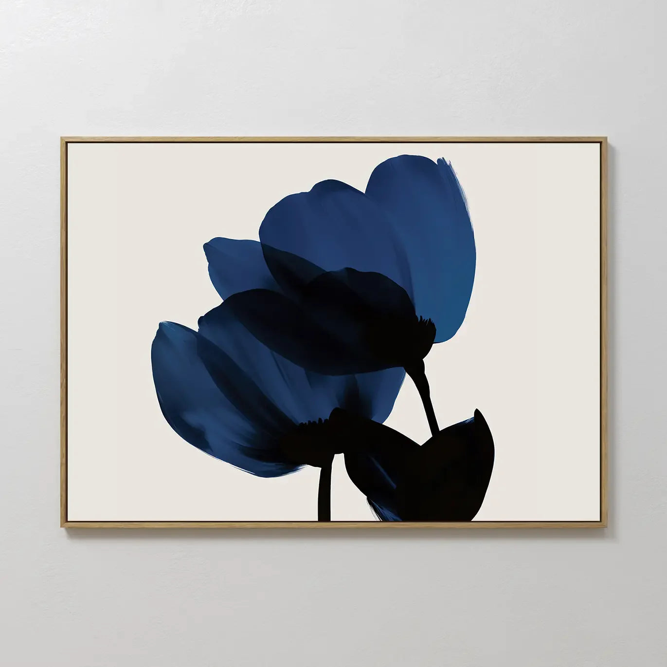 Bloom Abstract Canvas Art – Horizontal