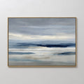 Whispers of the Far Hills – neutral-toned landscape canvas wall art print by Aspire Prints
