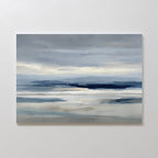 Whispers of the Far Hills – neutral-toned landscape canvas wall art print by Aspire Prints