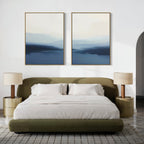 Whispering Highlands Diptych – Set of 2 Canvas Prints set of 2 – neutral-toned landscape canvas wall art by Aspire Prints