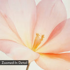Whispers in Blush – blush pink botanical canvas wall art print by Aspire Prints