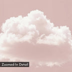 Whisper of Rose – blush pink cloud canvas wall art print by Aspire Prints