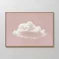 Whisper of Rose – blush pink cloud canvas wall art print by Aspire Prints