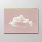 Whisper of Rose – blush pink cloud canvas wall art print by Aspire Prints