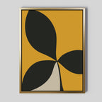 Sunlit Thorns – green botanical canvas wall art print by Aspire Prints