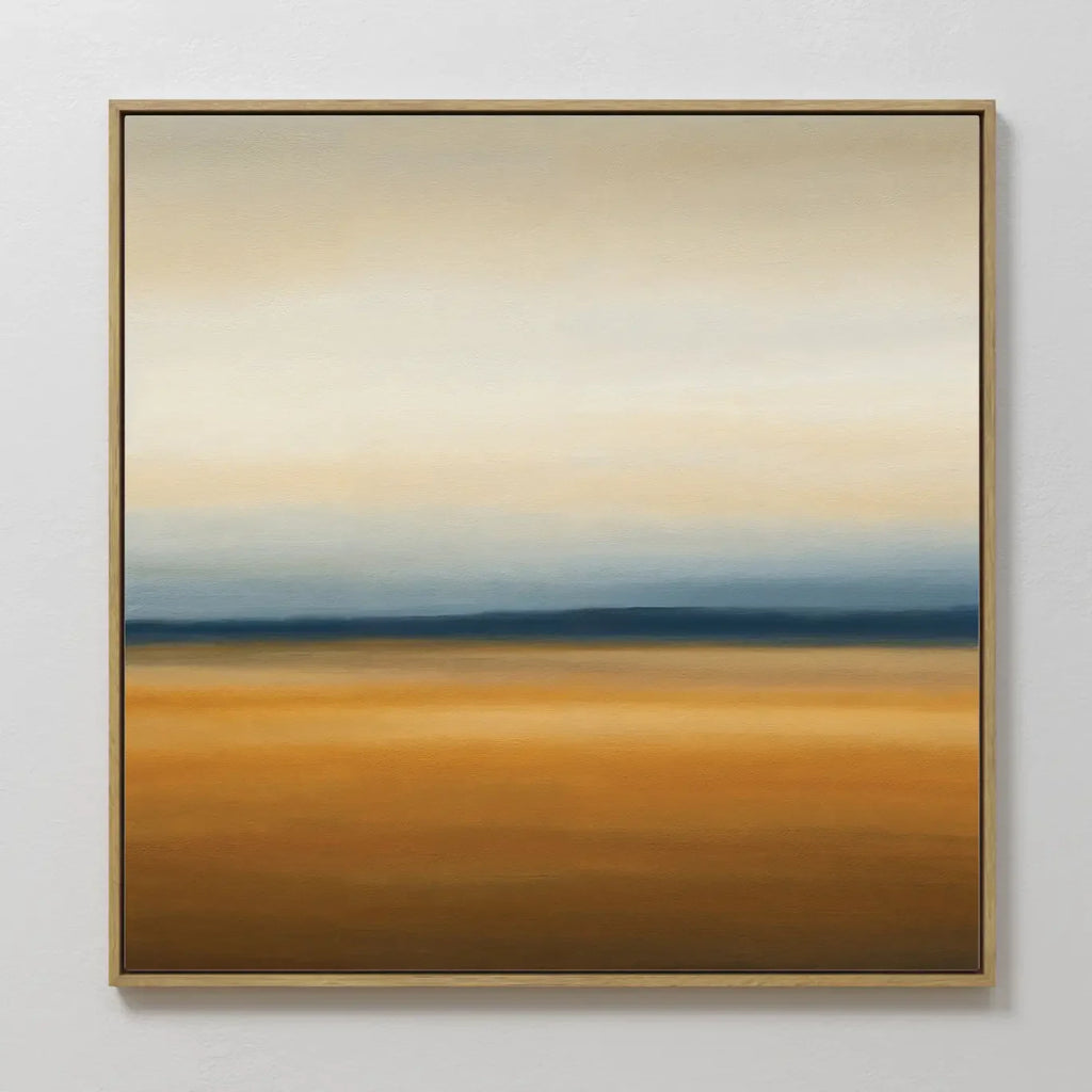 Whispers of the Golden Steppe Canvas Print – multicolour desert canvas wall art print by Aspire Prints