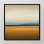 Whispers of the Golden Steppe Canvas Print – multicolour desert canvas wall art print by Aspire Prints
