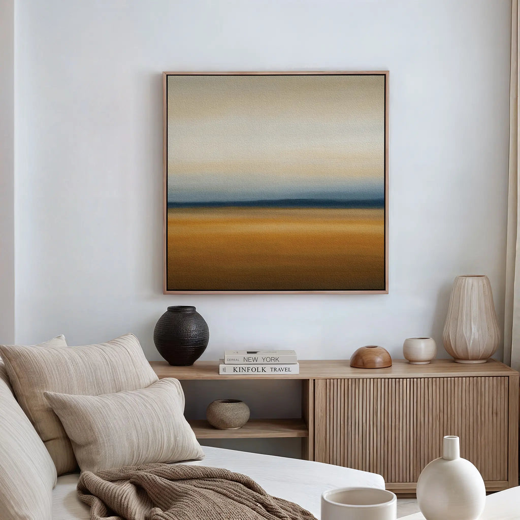 Whispers of the Golden Steppe Canvas Print – multicolour desert canvas wall art print by Aspire Prints