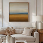 Whispers of the Golden Steppe Canvas Print – multicolour desert canvas wall art print by Aspire Prints