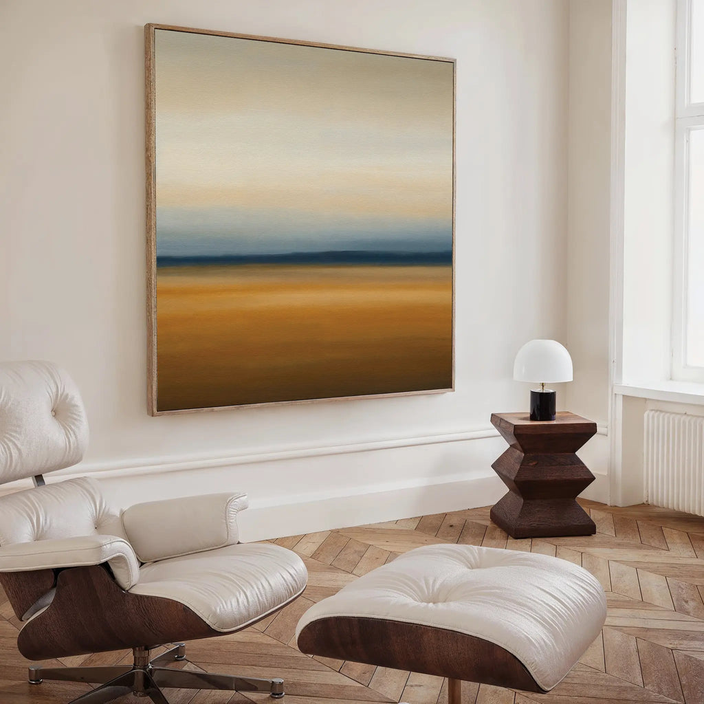 Whispers of the Golden Steppe Canvas Print – multicolour desert canvas wall art print by Aspire Prints