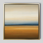 Whispers of the Golden Steppe Canvas Print – multicolour desert canvas wall art print by Aspire Prints