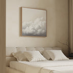 Whispers in the Sky Canvas Print – neutral-toned cloud canvas wall art print by Aspire Prints