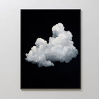 Whisper in the Void – black cloud canvas wall art print by Aspire Prints