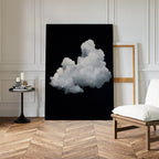 Whisper in the Void – black cloud canvas wall art print by Aspire Prints