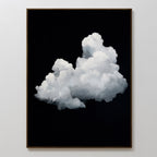 Whisper in the Void – black cloud canvas wall art print by Aspire Prints