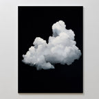 Whisper in the Void – black cloud canvas wall art print by Aspire Prints