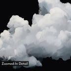 Whisper in the Void – black cloud canvas wall art print by Aspire Prints