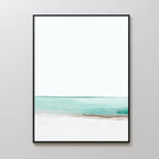 Whispers of the Tide – blue coastal canvas wall art print by Aspire Prints