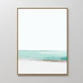 Whispers of the Tide – blue coastal canvas wall art print by Aspire Prints