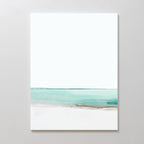 Whispers of the Tide – blue coastal canvas wall art print by Aspire Prints