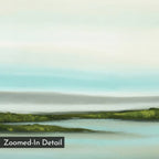 Whispers of the Tidewater – green coastal canvas wall art print by Aspire Prints