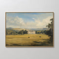 Whispers of the Golden Meadow Canvas Print – green vintage canvas wall art print by Aspire Prints