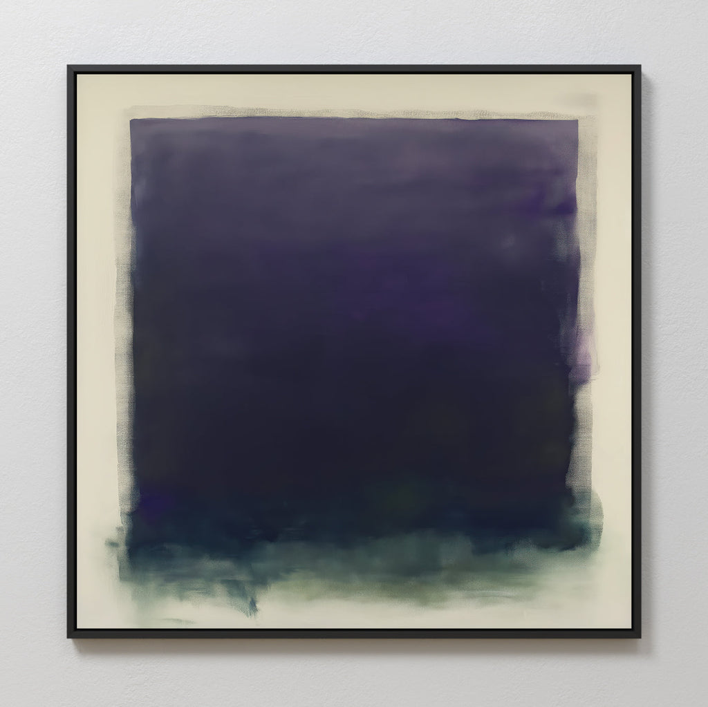 Midnight Veil – multicolour abstract canvas wall art print by Aspire Prints