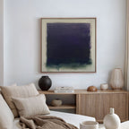 Midnight Veil – multicolour abstract canvas wall art print by Aspire Prints