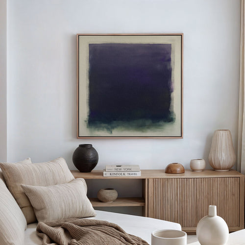 Midnight Veil – multicolour abstract canvas wall art print by Aspire Prints