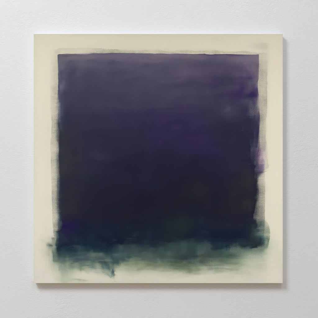 Midnight Veil – multicolour abstract canvas wall art print by Aspire Prints