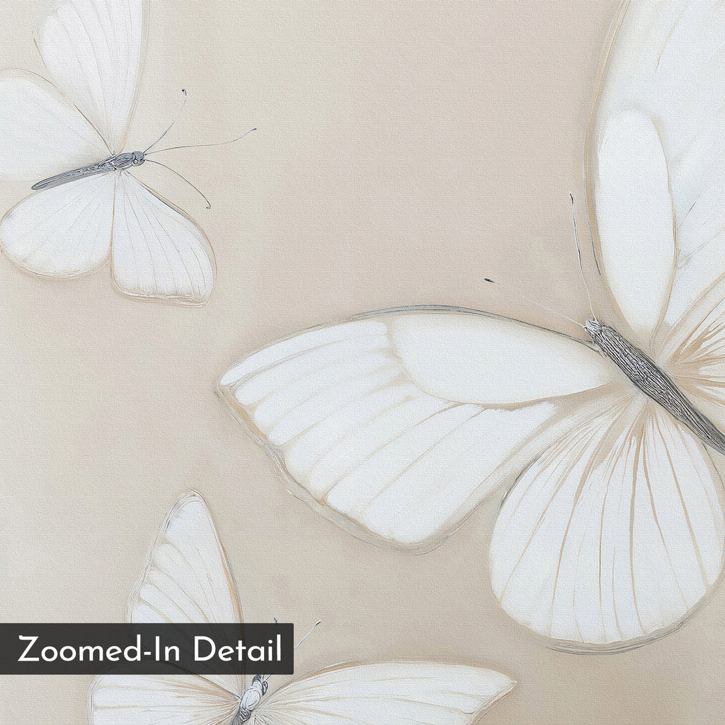 Whisper of Wings Canvas Print – neutral-toned wildlife canvas wall art print by Aspire Prints
