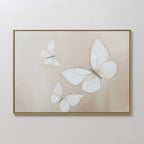 Whisper of Wings Canvas Print – neutral-toned wildlife canvas wall art print by Aspire Prints