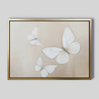 Whisper of Wings Canvas Print – neutral-toned wildlife canvas wall art print by Aspire Prints