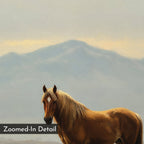Sentinel of the Quiet Sands – neutral-toned vintage canvas wall art print by Aspire Prints