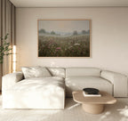 Whispers of the Far Meadow – neutral-toned vintage canvas wall art print by Aspire Prints