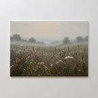 Whispers of the Far Meadow – neutral-toned vintage canvas wall art print by Aspire Prints