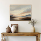 Whispers of the Far Range – multicolour vintage canvas wall art print by Aspire Prints