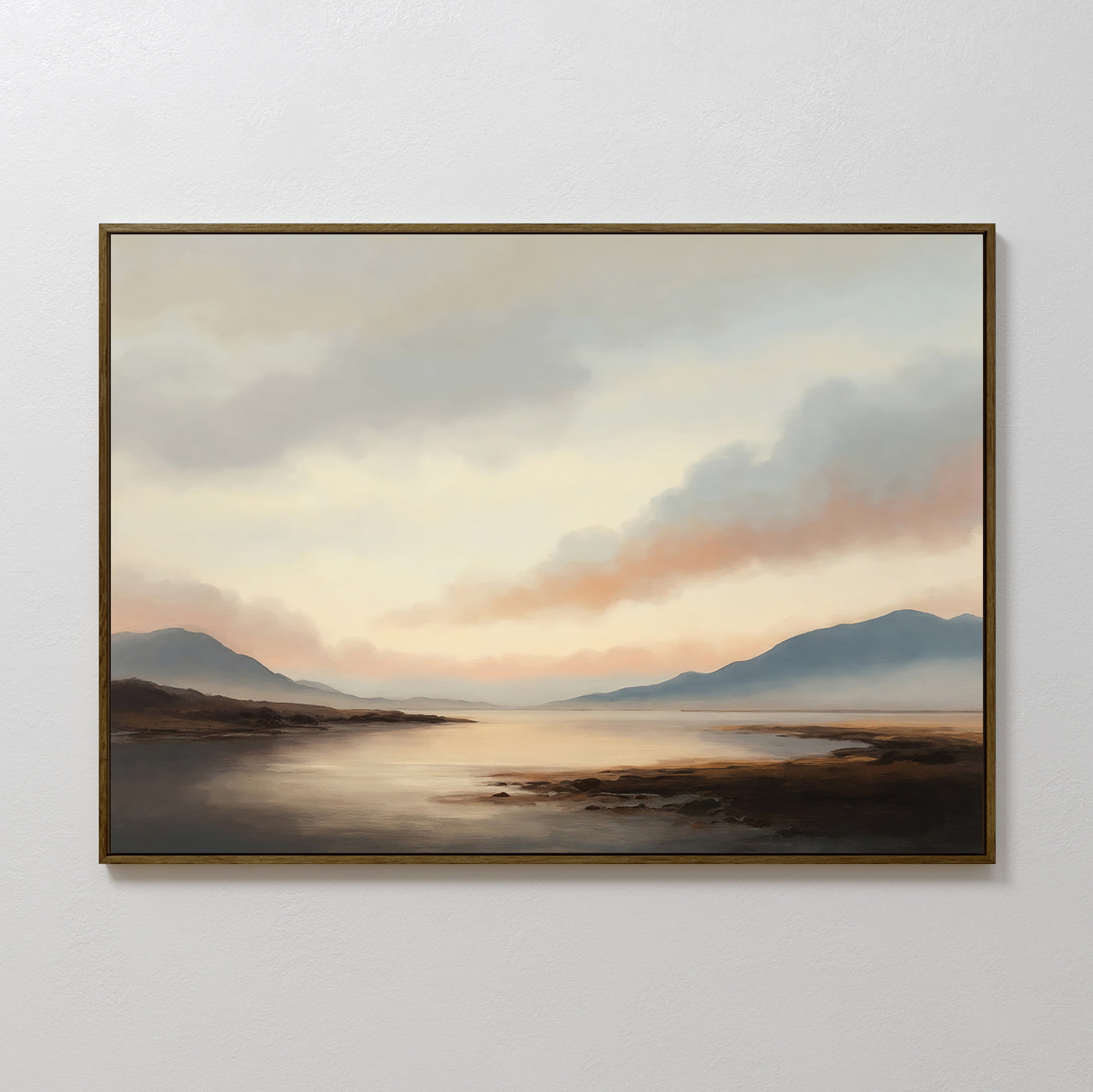 Whispers of the Far Range – multicolour vintage canvas wall art print by Aspire Prints