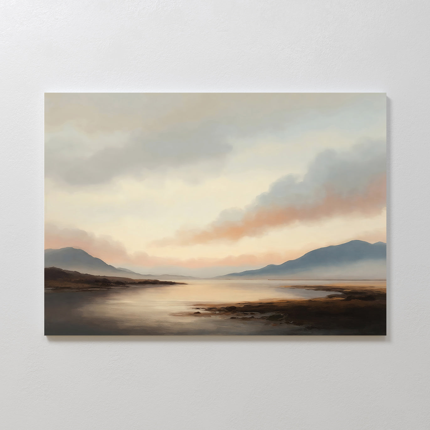 Whispers of the Far Range – multicolour vintage canvas wall art print by Aspire Prints