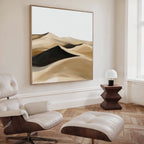 Whispers of the Sahara – earthy brown desert canvas wall art print by Aspire Prints